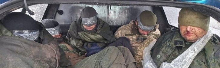 Нацгвардійці взяли в полон групу окупантів (ВІДЕО)