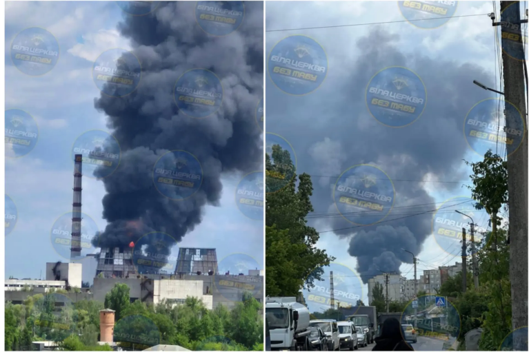 У Білій Церкві під час ремонтних робіт на ТЕЦ спалахнула масштабна пожежа: є загиблі (ФОТО, ВІДЕО)
