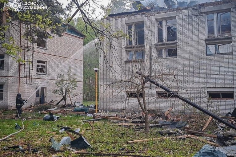Російські дрони вночі спричинили пожежі на Сумщині (ФОТО)